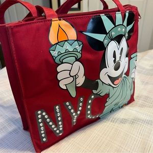 Red New York Minnie bag